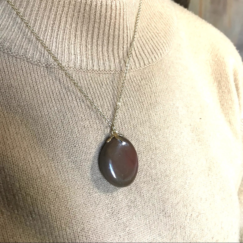 Polished Stone Necklace